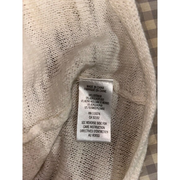 Helmut Lang Women’s Wool Alpaca Long Boyfriend Cardigan Sweater size L Elegant - Picture 7 of 8